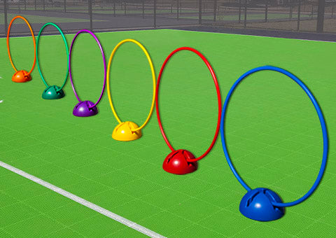 MultiDomes holding hoops