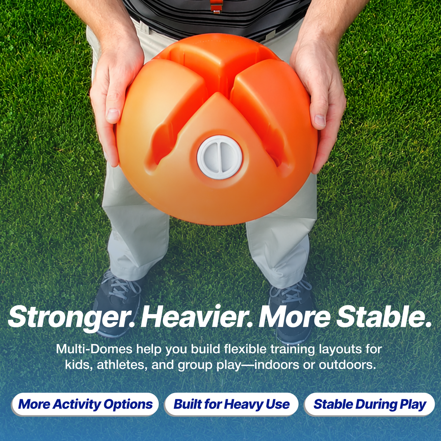 Multi-Domes Activity Set – Kids Obstacle Course, Ultimate Versatile Training & Game Markers (Set of 6)