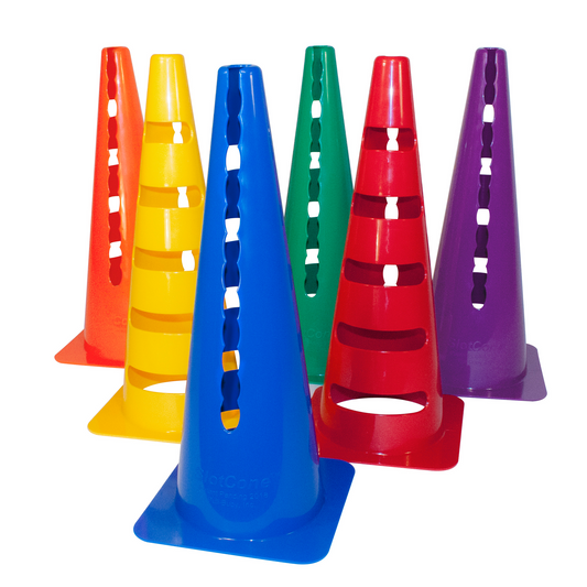 SlotCones Multi-Use Agility Cones for School PE Programs