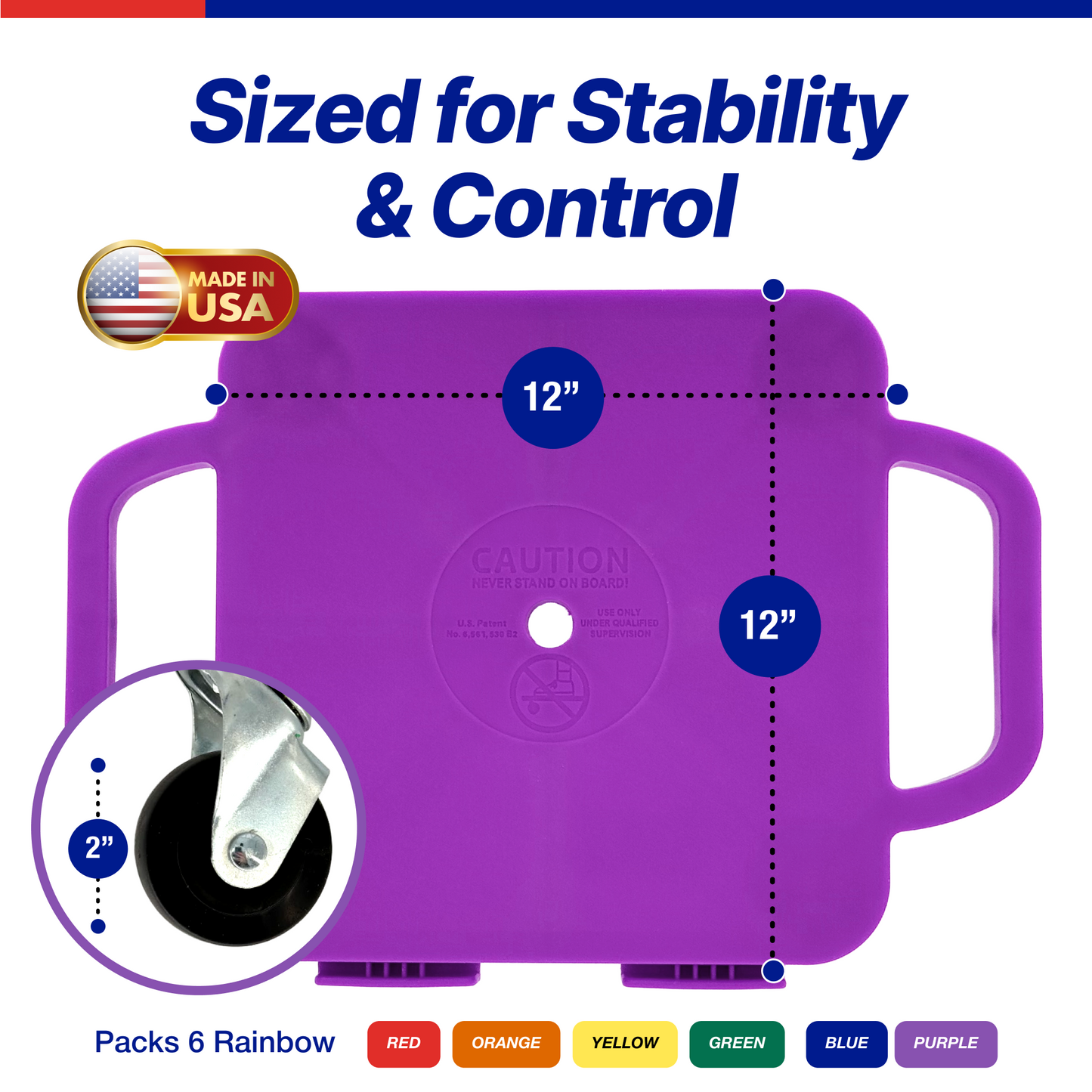 Connect-A-Scooters Board – Interlocking Team Scooter for Group Play & PE Activities