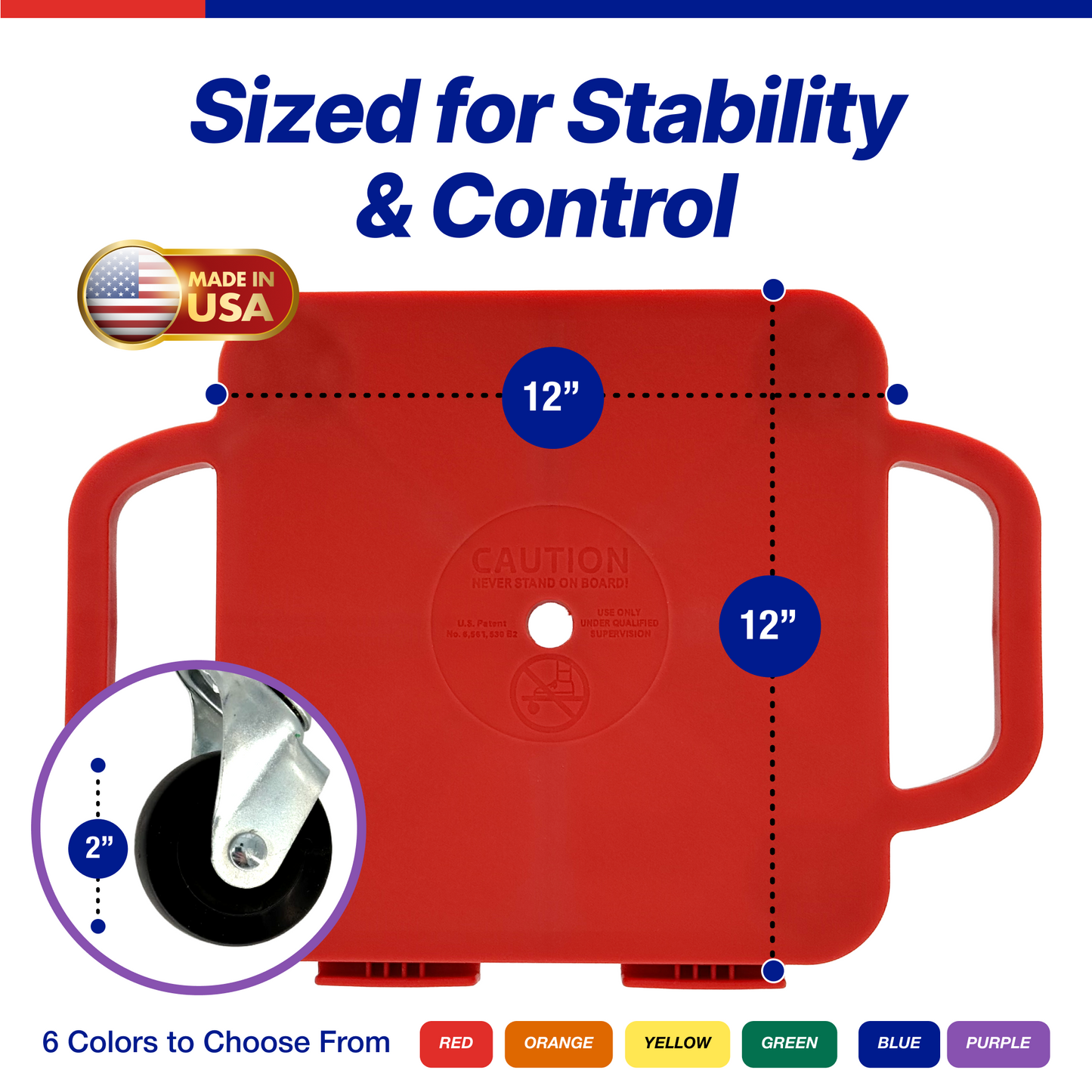 Connect-A-Scooters Board – Interlocking Team Scooter for Group Play & PE Activities