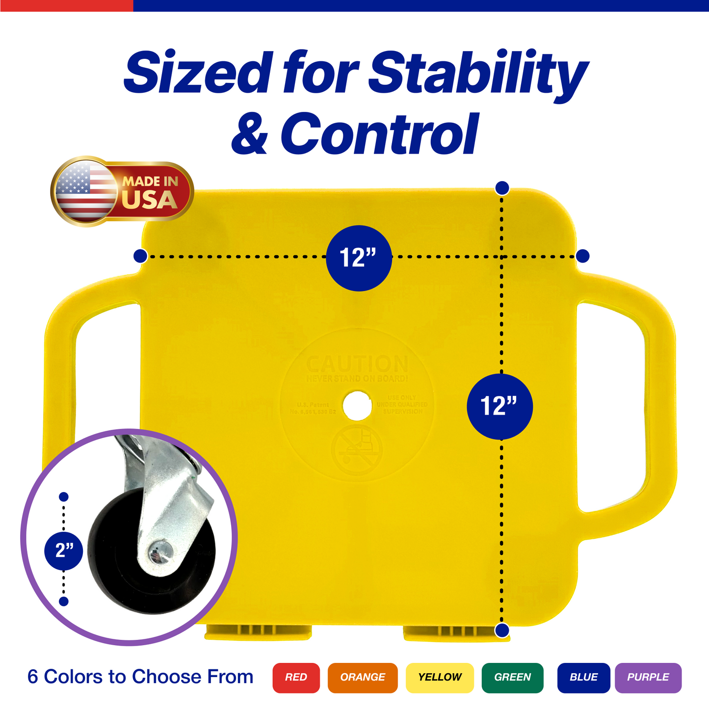 Connect-A-Scooters Board – Interlocking Team Scooter for Group Play & PE Activities