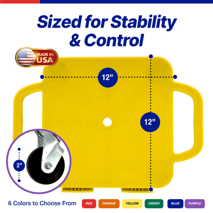 Connect-A-Scooters Board – Interlocking Team Scooter for Group Play & PE Activities
