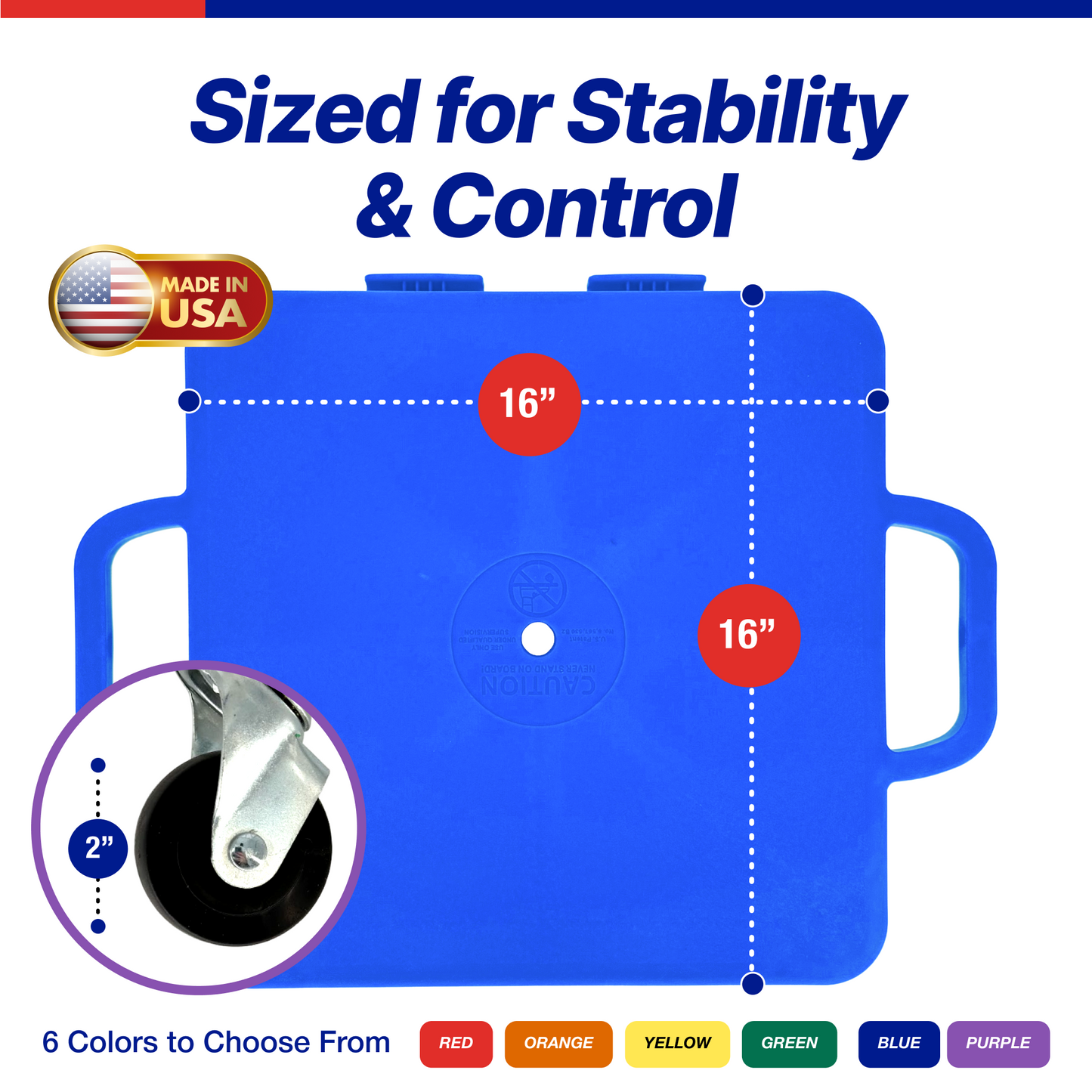 Connect-A-Scooters Board – Interlocking Team Scooter for Group Play & PE Activities