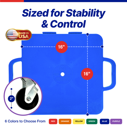 Connect-A-Scooters Board – Interlocking Team Scooter for Group Play & PE Activities