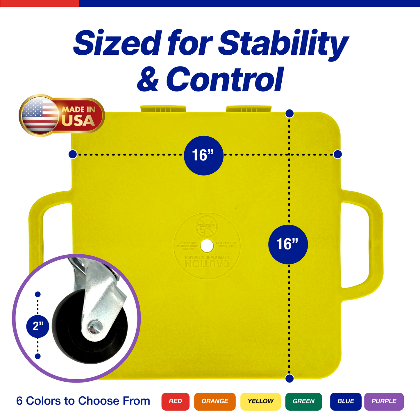 Connect-A-Scooters Board – Interlocking Team Scooter for Group Play & PE Activities