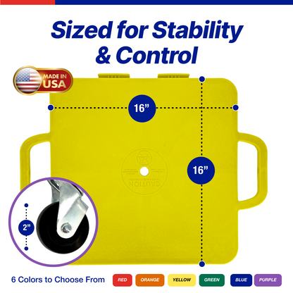 Connect-A-Scooters Board – Interlocking Team Scooter for Group Play & PE Activities