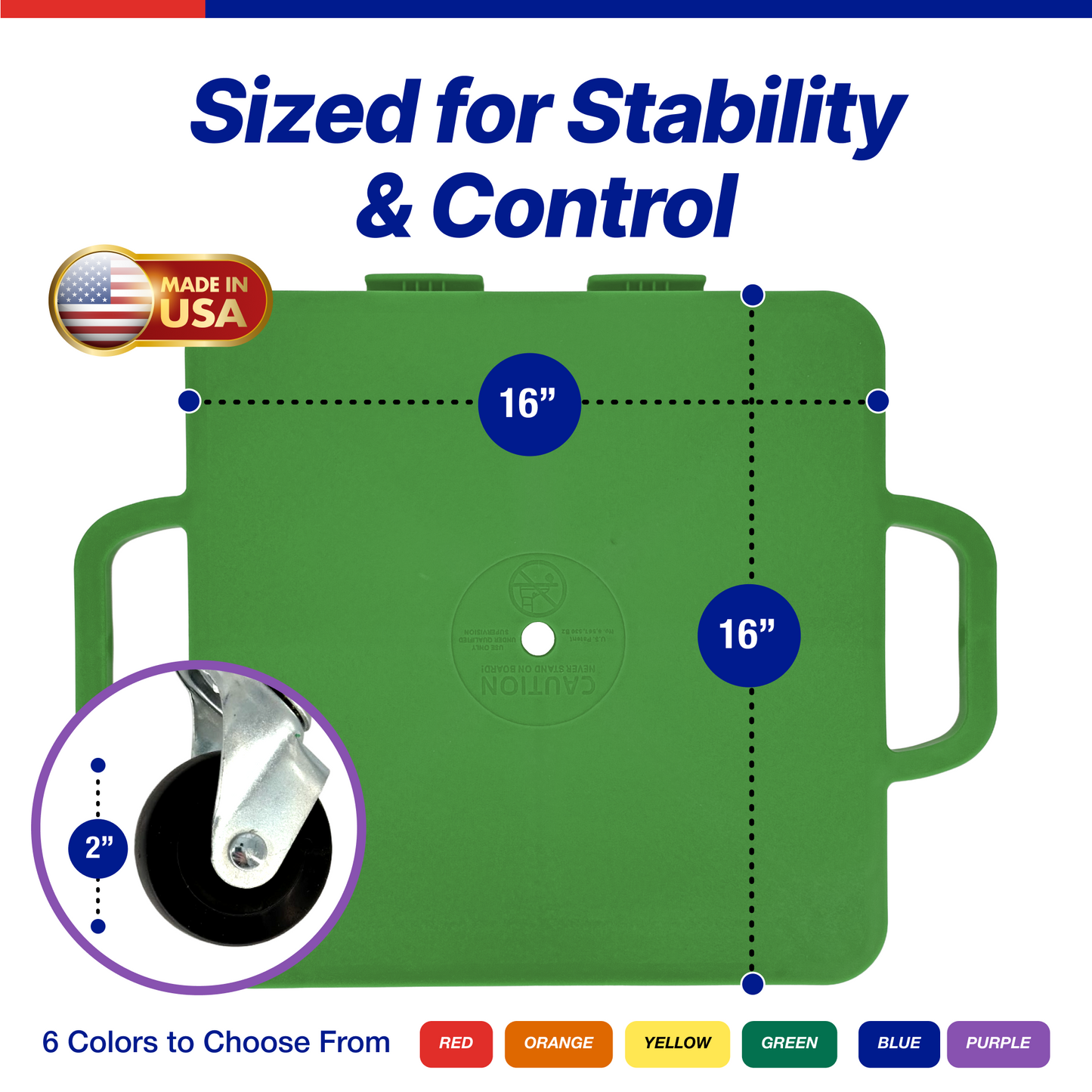 Connect-A-Scooters Board – Interlocking Team Scooter for Group Play & PE Activities