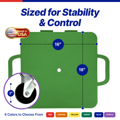 Connect-A-Scooters Board – Interlocking Team Scooter for Group Play & PE Activities