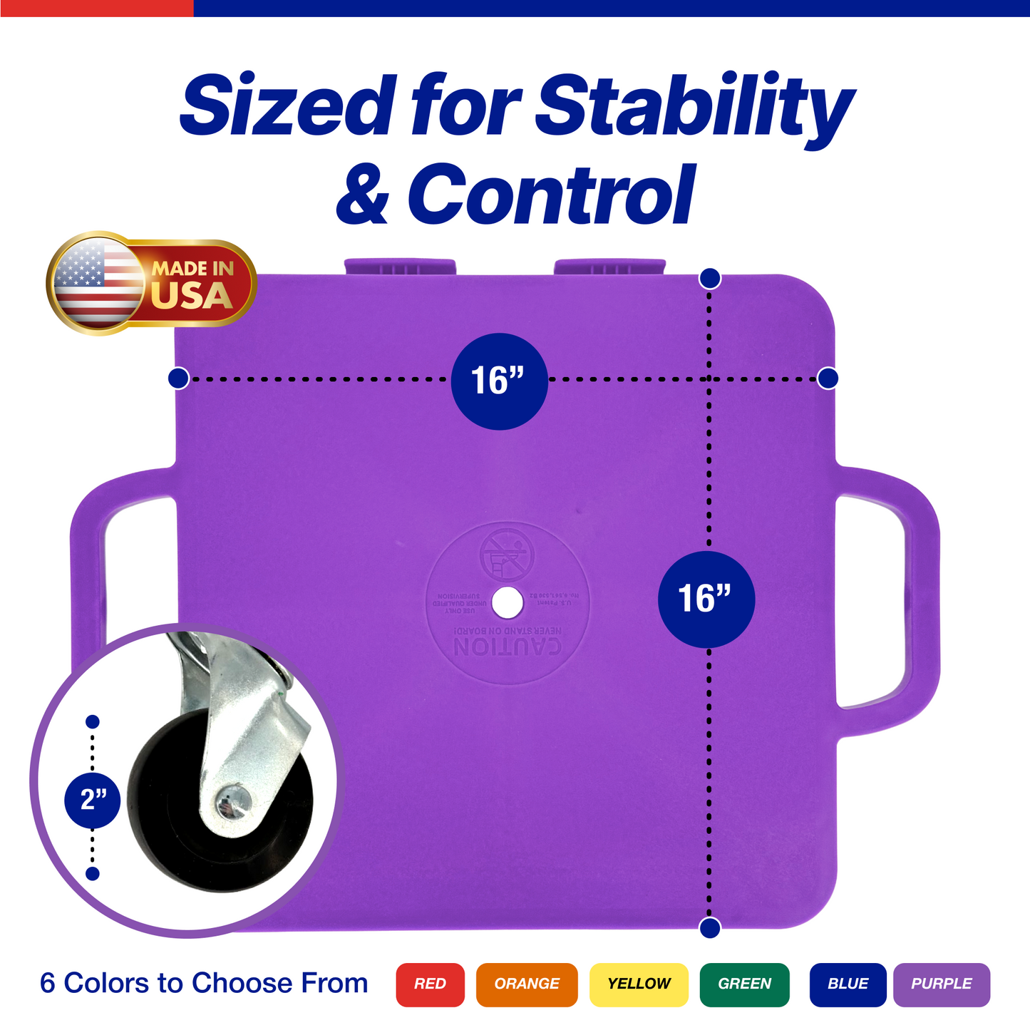 Connect-A-Scooters Board – Interlocking Team Scooter for Group Play & PE Activities