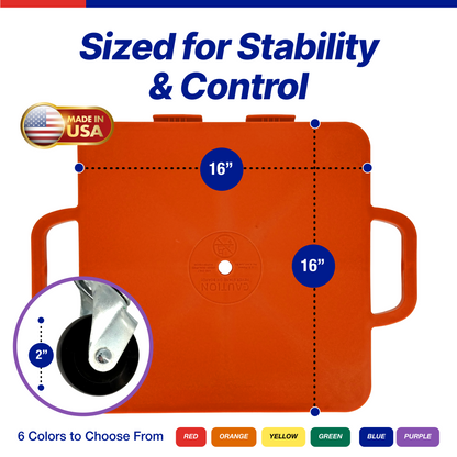 Connect-A-Scooters Board – Interlocking Team Scooter for Group Play & PE Activities