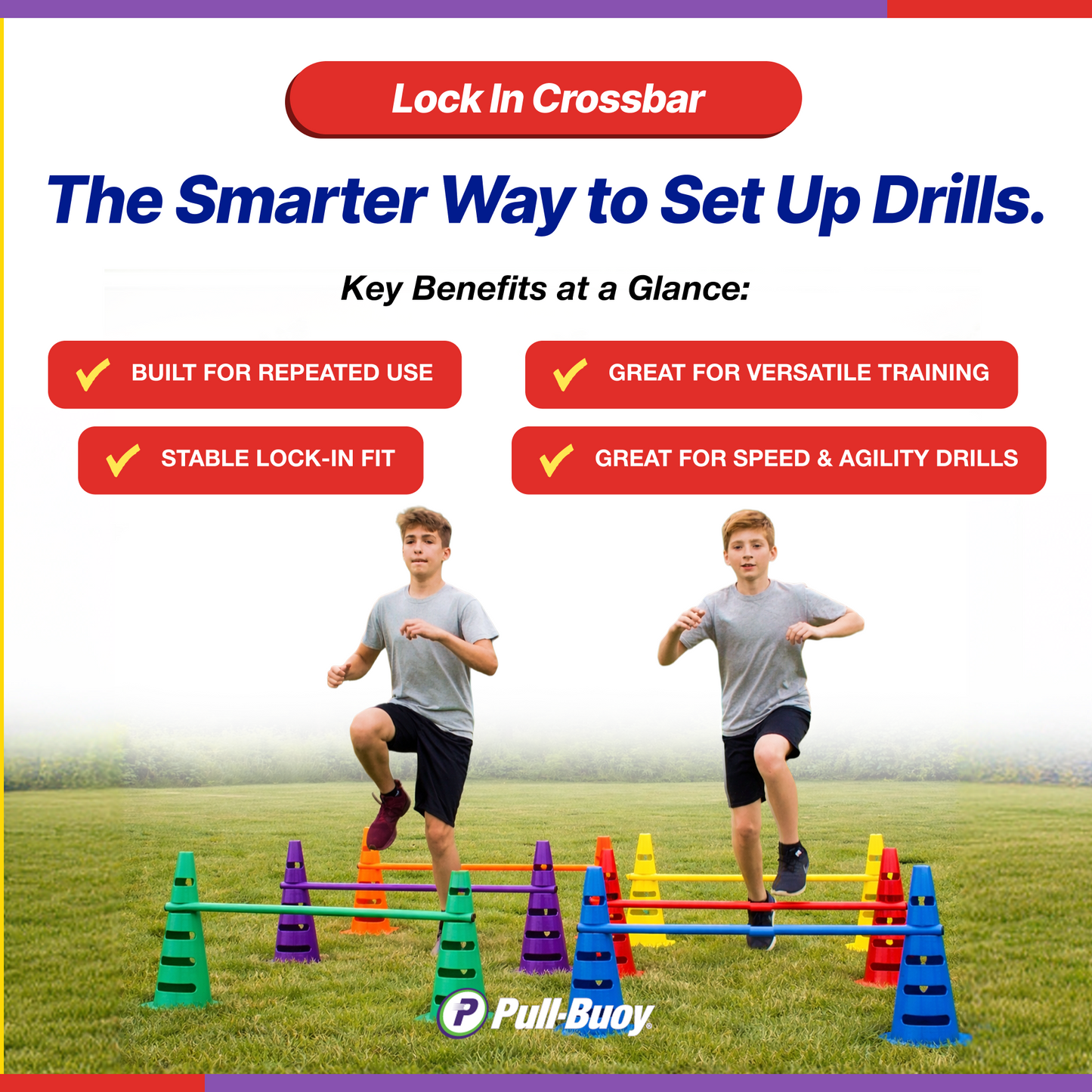 SlotCones Multi-Use Agility Cones for School PE Programs