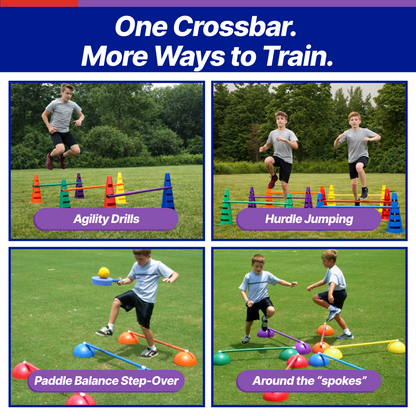 SlotCones Multi-Use Agility Cones for School PE Programs