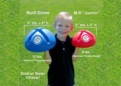 Multi-Domes "Juniors" Activity Set – Kids Obstacle Course , Ultimate Versatile Training & Game Markers (Set of 6)